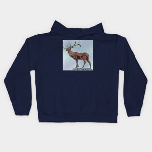 Magnificent Elk Kids Hoodie